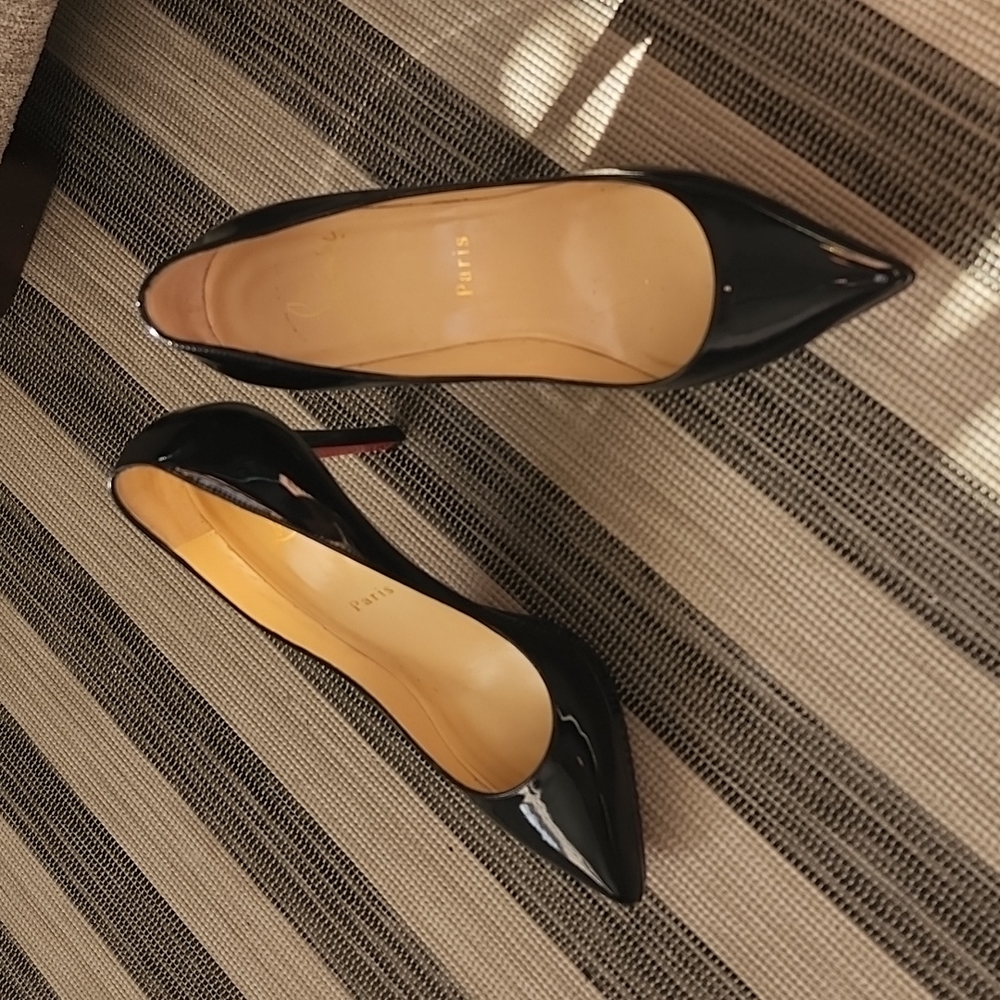 Christian Louboutin Black Heels size 36.5 size 6 1/2